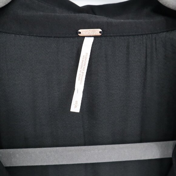 Free People Starry Dreams Top Womens S Black Boho Whimsigoth Witchy Edgy Career - Picture 2 of 16